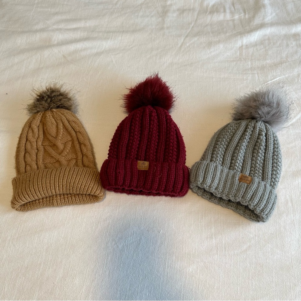 Set of 3 Beanies!